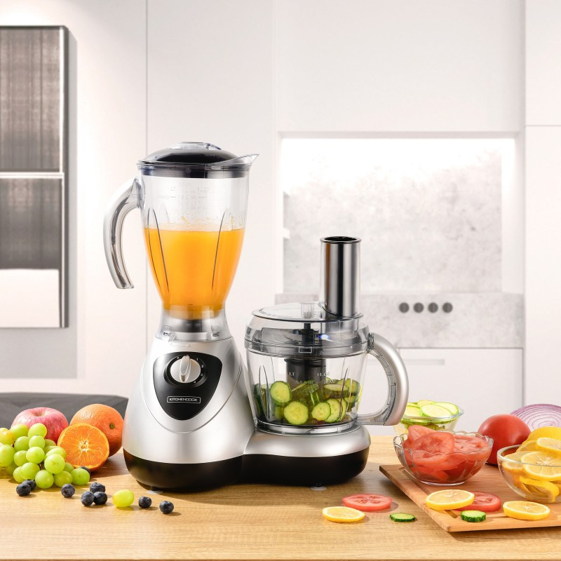 Robot multifonction Le Partenaire XL 500W + Blender 1,5L - KITCHEN COOK - LEPARTENAIREXLSIL