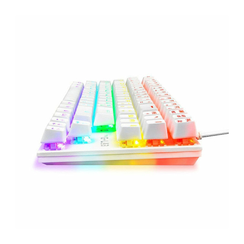 Clavier Gaming filaire RGB Keyz Mercury TKL Blanc - THE G-LAB