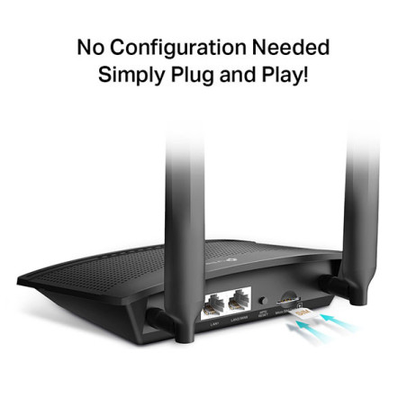Modem 4G LTE WiFi N 300 Mbps Noir - TP-LINK