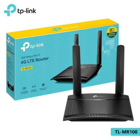 Modem 4G LTE WiFi N 300 Mbps Noir - TP-LINK