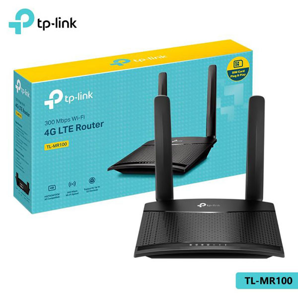 TP-Link - Modem Routeur 4G 300 Mbit/S - Noir