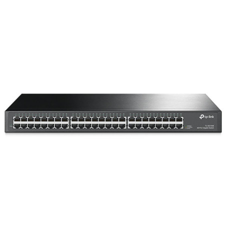 Commutateur Switch Gigabit 48 ports Noir - TP-LINK