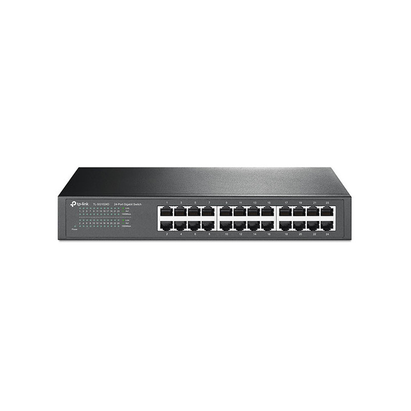 Switch rackable de bureau 24 ports Gigabit Noir - TP-LINK