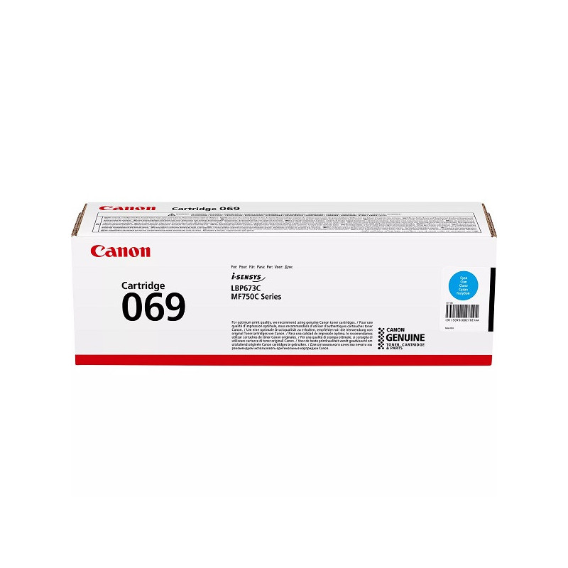 Cartouche de toner Canon 069 cyan - CANON