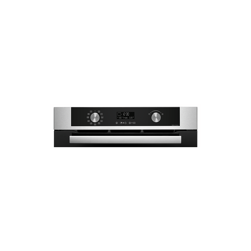 Four encastrable Multifonction Pyrolyse 67L Inox/Noir - BRANDT