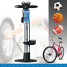 Pompe à air manuelle + manomètre "Bike style" - CAR PLUS - 2606010