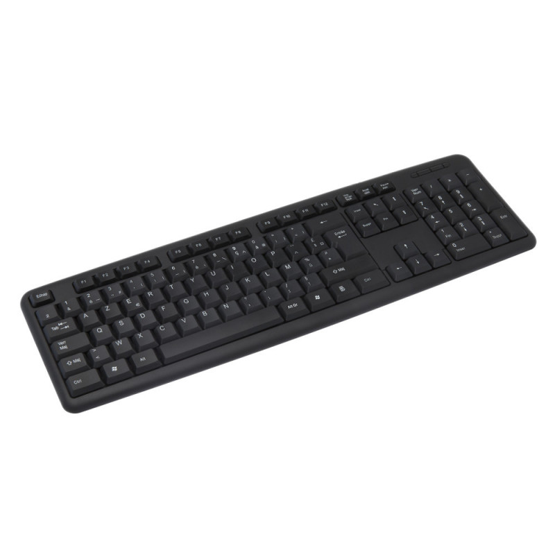 Clavier filaire Format AZERTY 105 touches Noir - APM - 100020