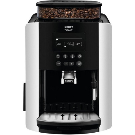 Expresso Broyeur Arabica Quattro Force Noir/Argenté - KRUPS - YY3075FD