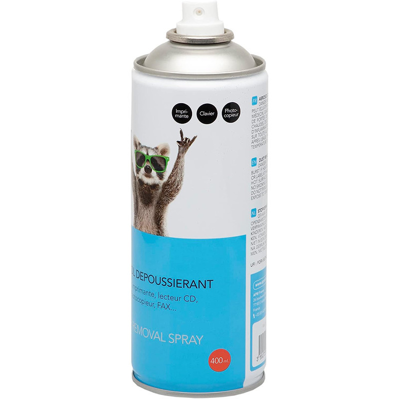 4 x AAB Bombe Air Sec 400ml, Bouteille Air Comprimé, Nettoyage des