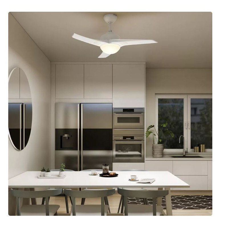 Ventilateur de plafond Aruba 3 pales 46W Blanc - INSPIRE