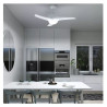 Ventilateur de plafond Aruba 3 pales 46W Blanc - INSPIRE
