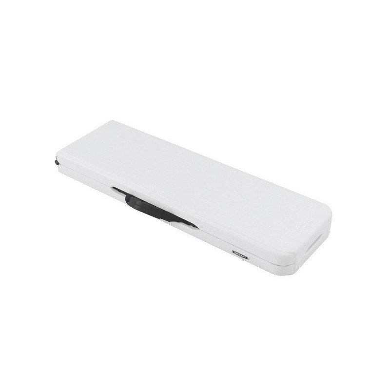 Banc de jardin LIFETIME blanc en acier