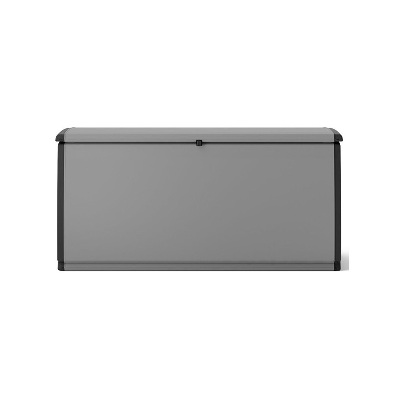Malle résine SPACEO, 308 litres, gris, l.120 x P.54 x H.57 cm
