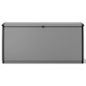 Malle résine SPACEO, 308 litres, gris, l.120 x P.54 x H.57 cm