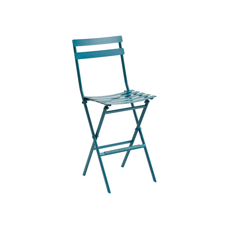 Chaise haute pliante Greensboro 2 places Bleu canard