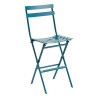 Chaise haute pliante Greensboro 2 places Bleu canard