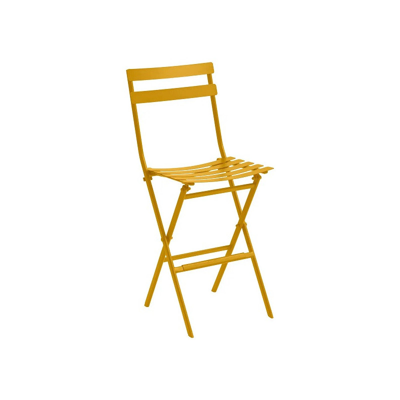 Chaise haute pliante Greensboro 2 places Moutarde