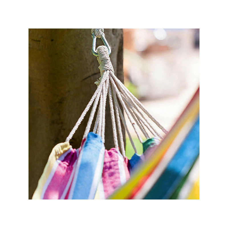 Kit de fixation Hamac + cordes/mousquetons - HESPERIDE