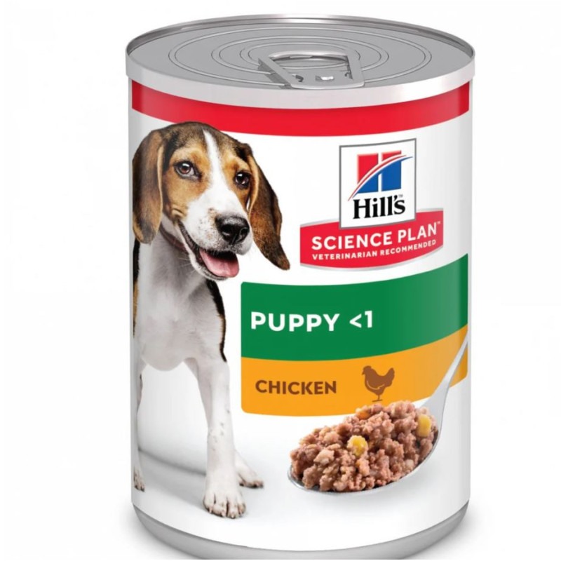 Pâtée pour chiot poulet 370g - HILL'S - HSMPH874