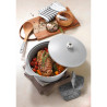 L'incroyable Cocotte 24cm Gris perle - COOKUT