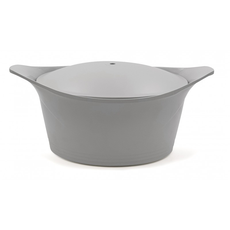 L'incroyable Cocotte 24cm Gris perle - COOKUT