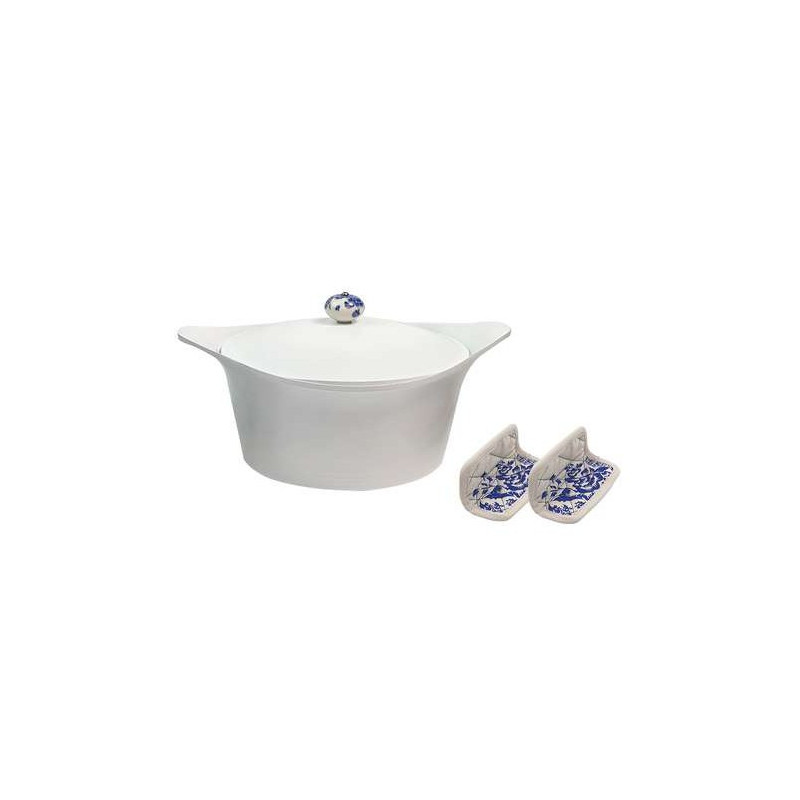 L'incroyable Cocotte 28cm Blanc polaire - COOKUT