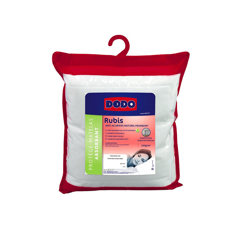 Protège oreiller Rubis Anti-acariens 60x60cm - DODO 