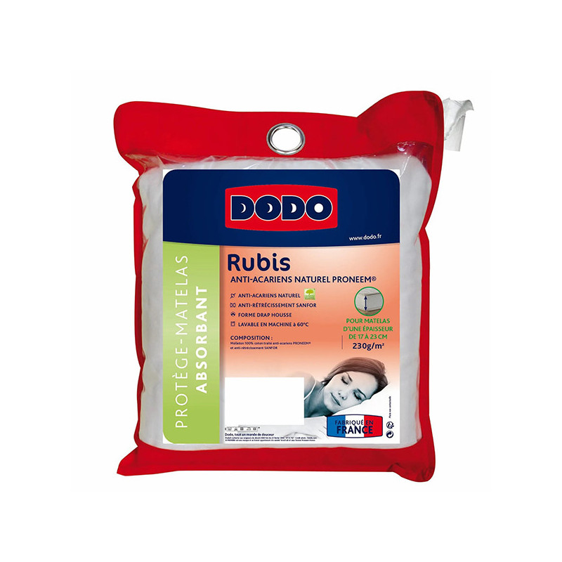 Protège matelas 140x190cm Rubis - DODO