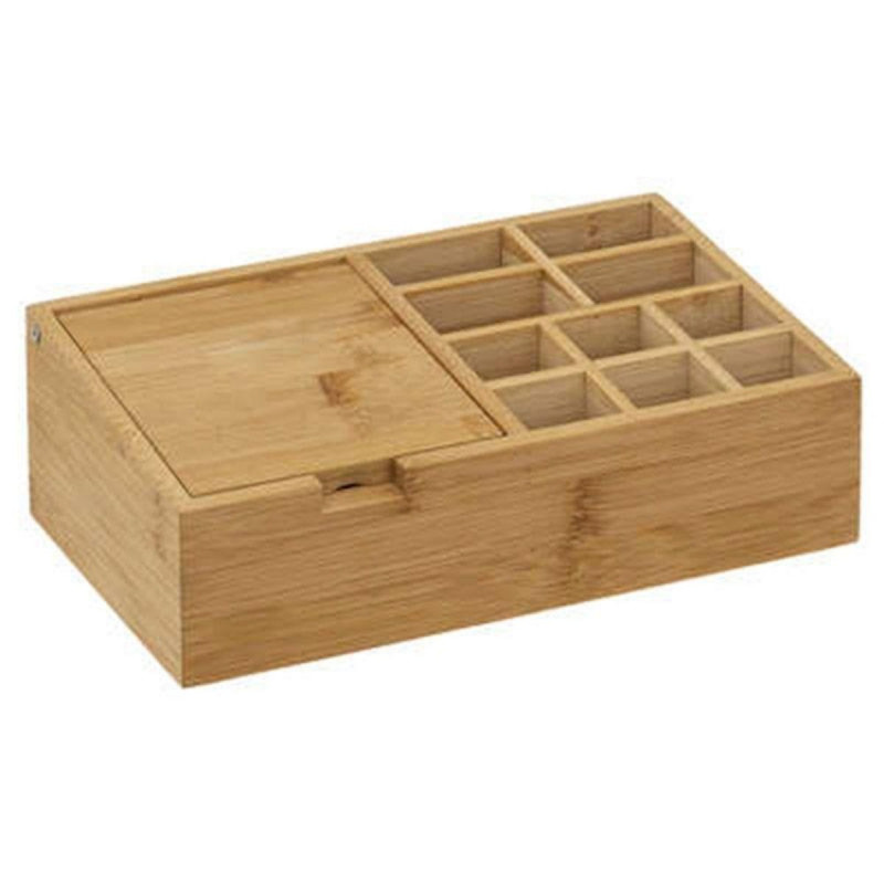 Organiseur 10 Compartiments Miroir 24cm Naturel - 5FIVE SIMPLY SMART