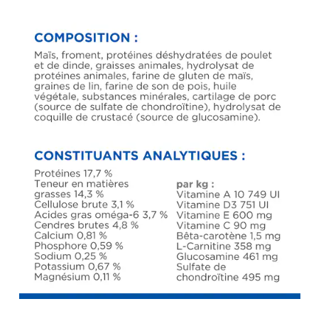 Croquettes Chien Adulte Mature Poulet 18 kg - HILL'S - HSLM008