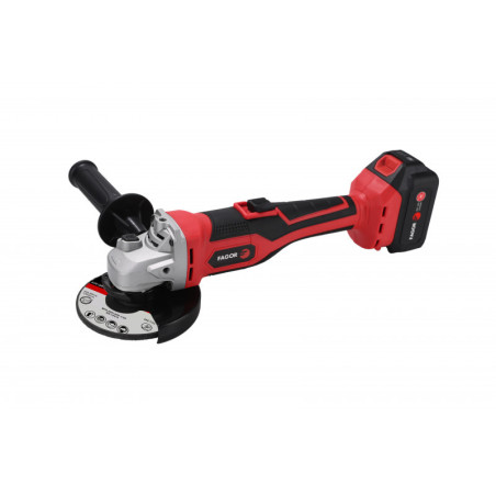 Meuleuse d'angle sans fil 20V Noir/Rouge - FAGOR - OUTILSM26FAG