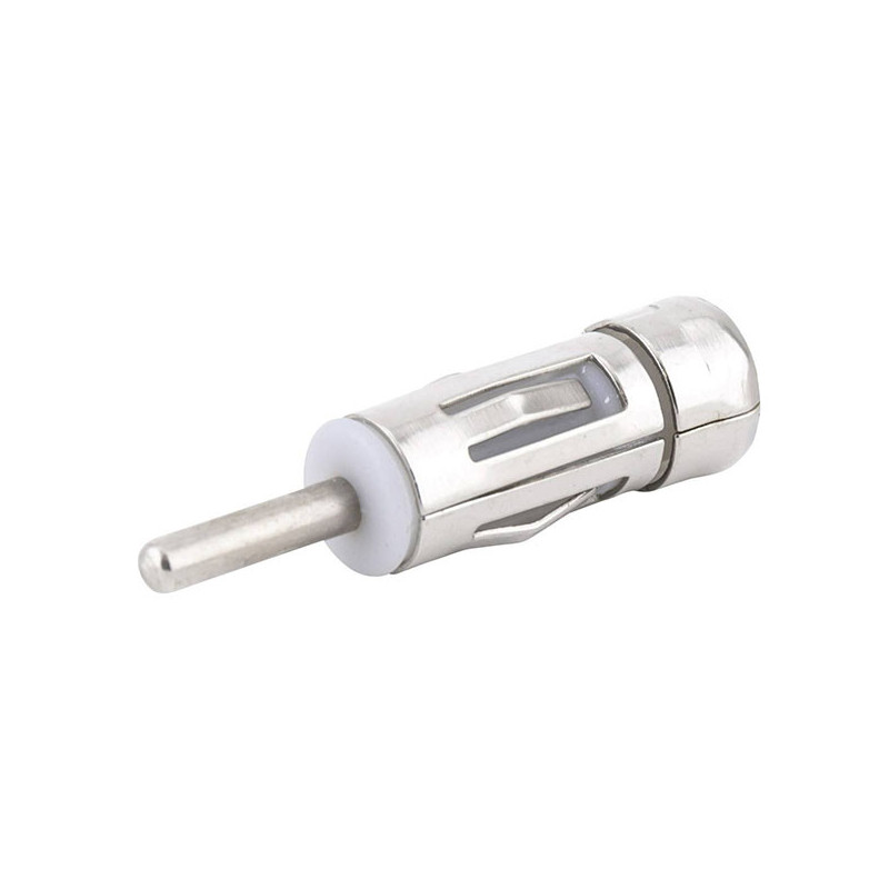 Adaptateur d'antenne ISO sur DIN Femelle/Mâle Argenté - CALIBER - ARANT614CALI