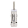 Adaptateur d'antenne ISO sur DIN Femelle/Mâle Argenté - CALIBER - ARANT614CALI