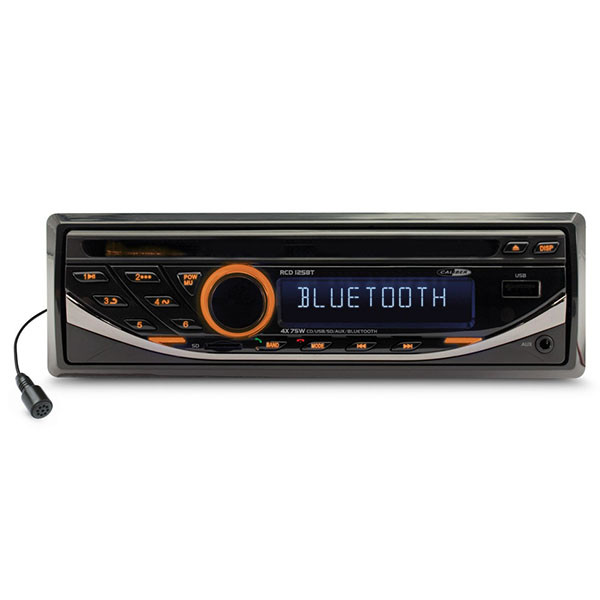 Autoradio FM Bluetooth CD/USB/SD 4x75W Noir - CALIBER - ARRCD125BTCALI 