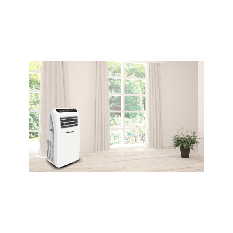 Climatiseur mobile 12000 BTU Blanc - TECHWOOD - CLIMTCL012TECH