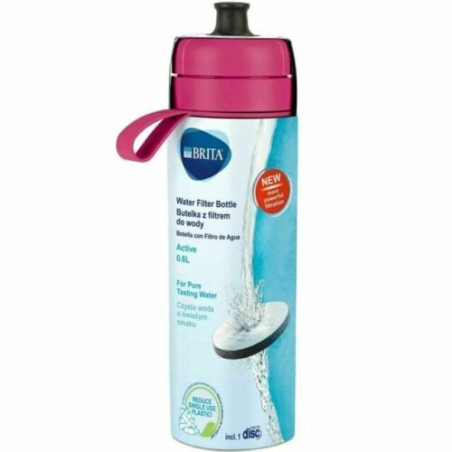 Gourde Fill&Go Active filtre 0,6L Rose - BRITA - FONTFILLGOPKBRIT