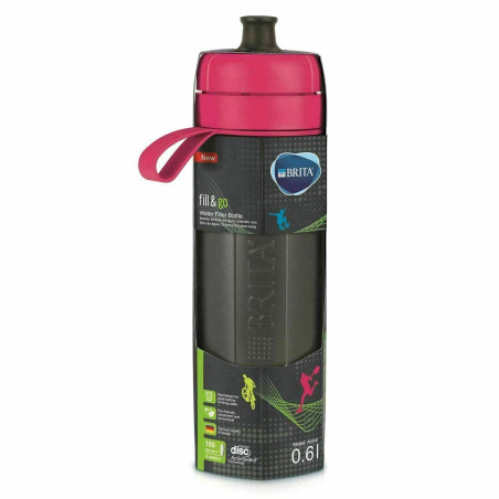 Gourde Fill&Go Active filtre 0,6L Rose - BRITA - FONTFILLGOPKBRIT