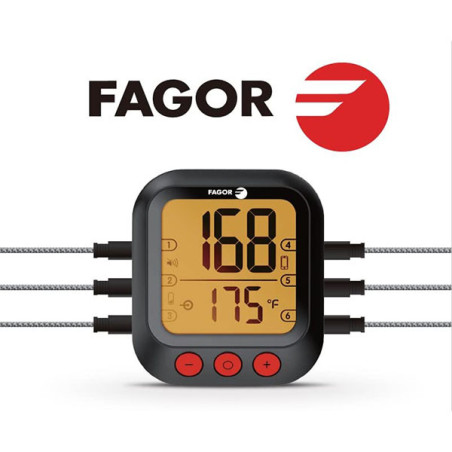 Thermomètre de cuisson connecté Noir - FAGOR - CUISFG1927FAG