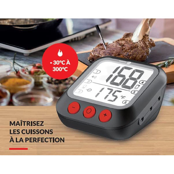 Thermomètre de cuisson connecté Noir - FAGOR - CUISFG1927FAG