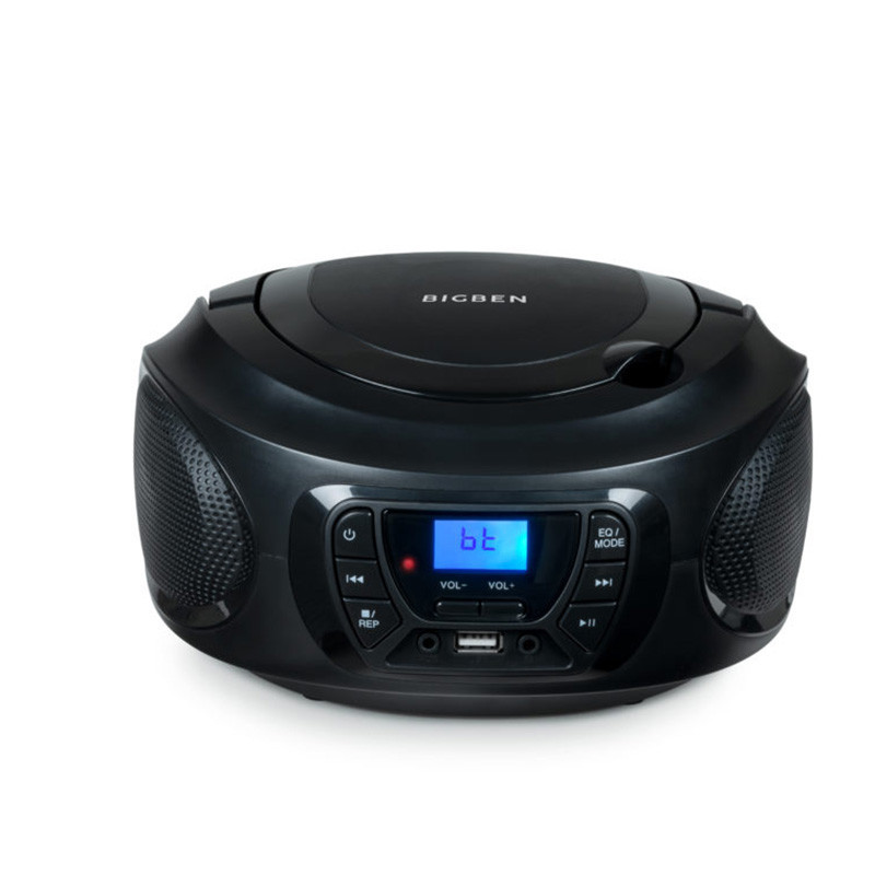 Radio CD portable sans fil Noir - BIGBEN - RADCD62NUSBBTBBIG