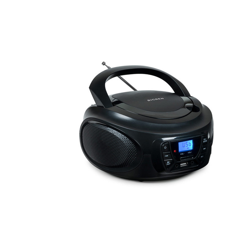 Radio CD portable sans fil Noir - BIGBEN - RADCD62NUSBBTBBIG