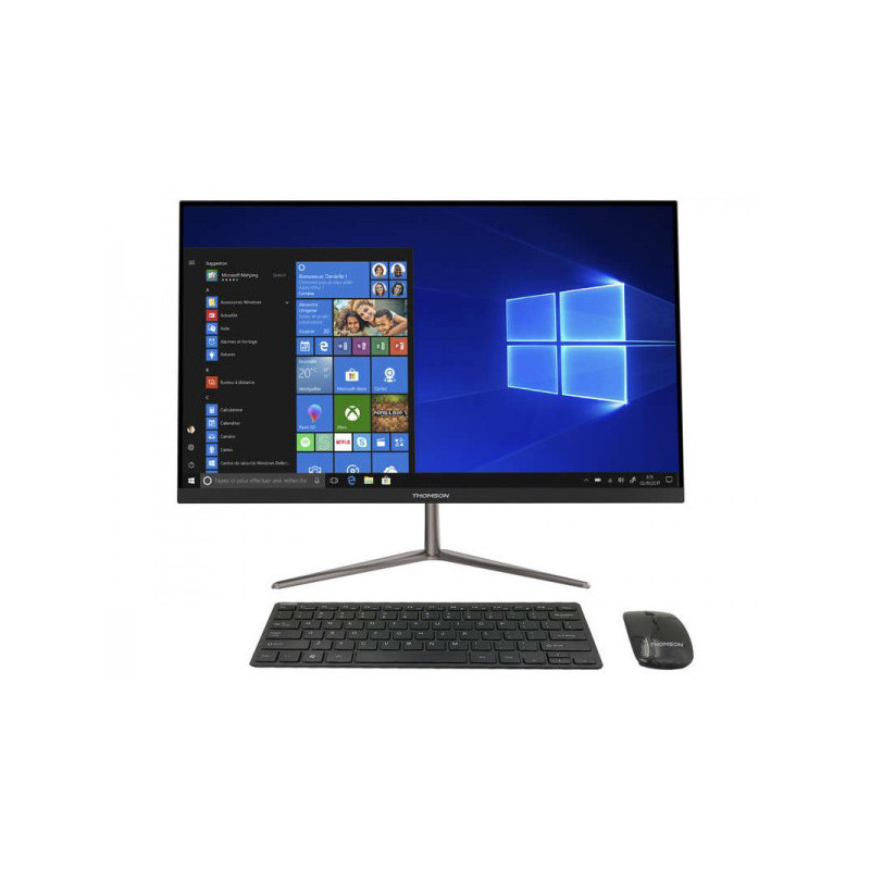 Ordinateur All in One Intel Celeron 21.5" Noir - THOMSON - PCAIO21C-4GR-JTHOM
