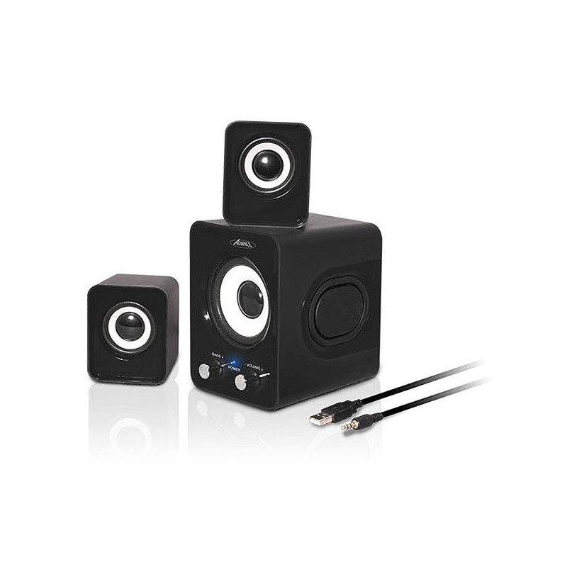 Enceinte PC SoundPhonic 2.1 6W Noir - ADVANCE - HPSP-U803BKADVA