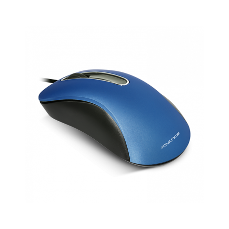 Souris sans fil optique Shaped 3D Bleu - ADVANCE - SOURSS3DBLADVA