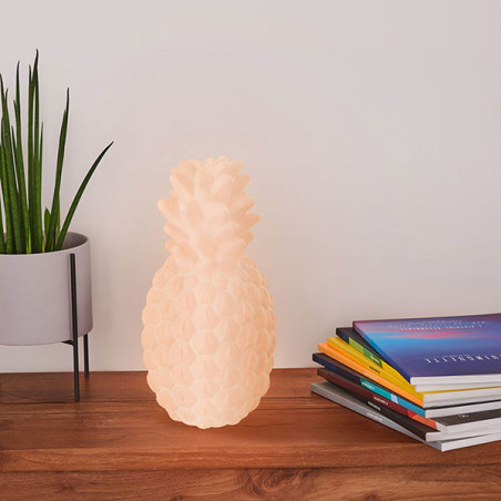 Enceinte Bluetooth lumineuse Ananas Blanc - BIGBEN - HPBTLSPINEAPPLEBIG