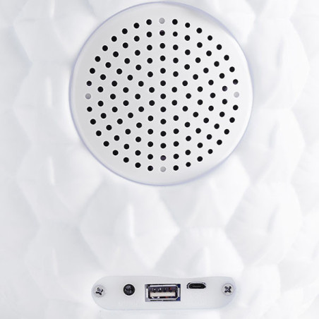Enceinte Bluetooth lumineuse Ananas Blanc - BIGBEN - HPBTLSPINEAPPLEBIG