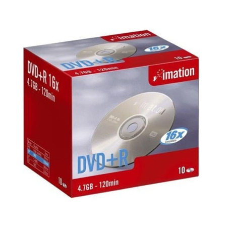 Pack de 10 DVD+R 4.7Go 16X - IMATION - DVDI21746