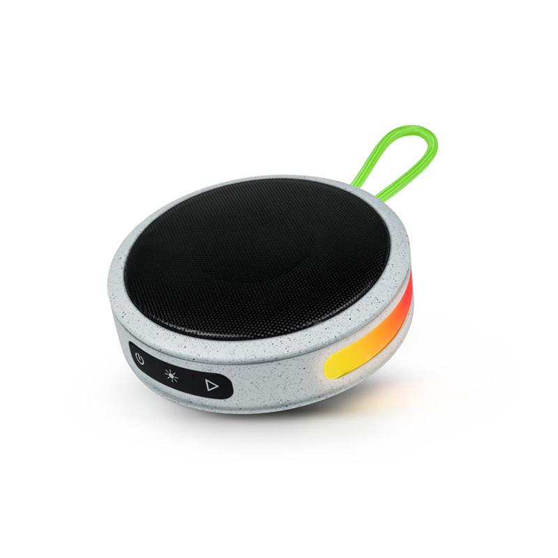 Enceinte bluetooth  avec effet lumineux 15W Gris - BIGBEN - HPPARTYBTIPNANOWHGBB