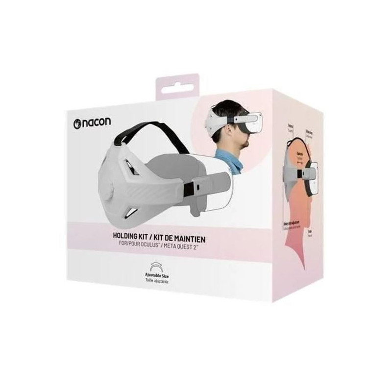 Kit de maintien pour oculus Meta Quest 2 Gris/Noir - NACON - JVQUEST2MOUNTNAC