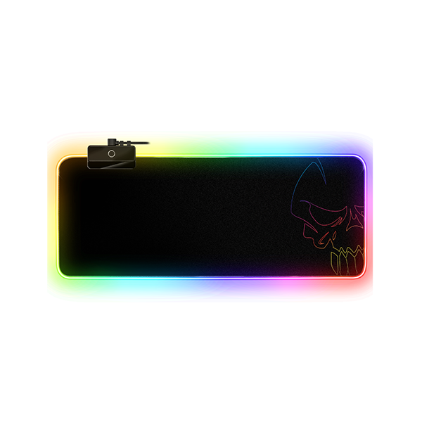 Tapis de souris Gamer Darkskull RGB 80x30 cm XXL Noir - SPIRIT OF GAMER -  TAPPADXXRGBSOG 